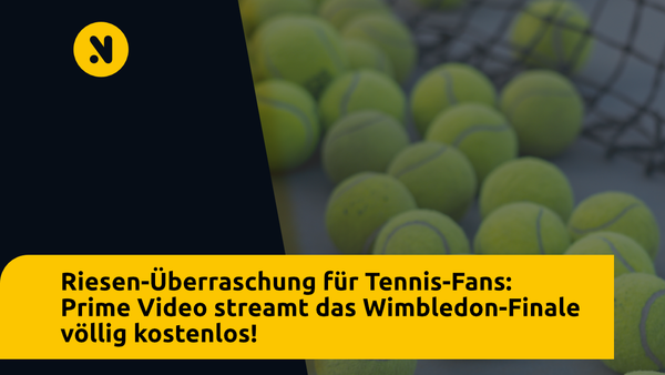 Riesen-Überraschung für Tennis-Fans: Prime Video streamt das Wimbledon-Finale völlig kostenlos!