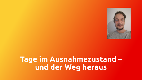 Rückfall, Selbstverletzung, Inkassobüro: Tage im Ausnahmezustand – und der Weg heraus