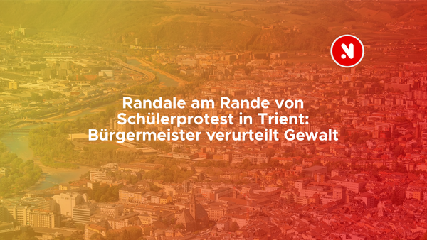 Randale am Rande von Schülerprotest in Trient: Bürgermeister verurteilt Gewalt