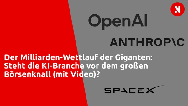 Der Milliarden-Wettlauf der Giganten: Steht die KI-Branche vor dem großen Börsenknall? (Mit Video)