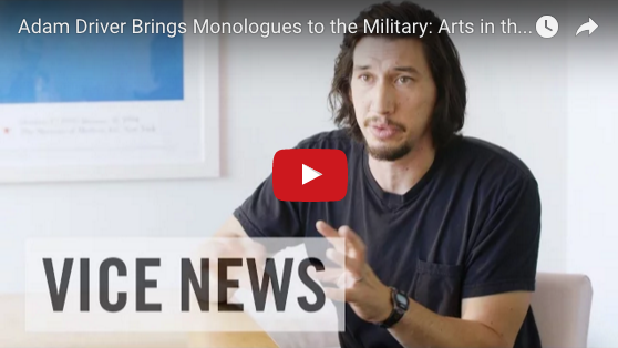 USMC Veteran Adam Driver (Kylo Ren) On Bringing Theater to the Military