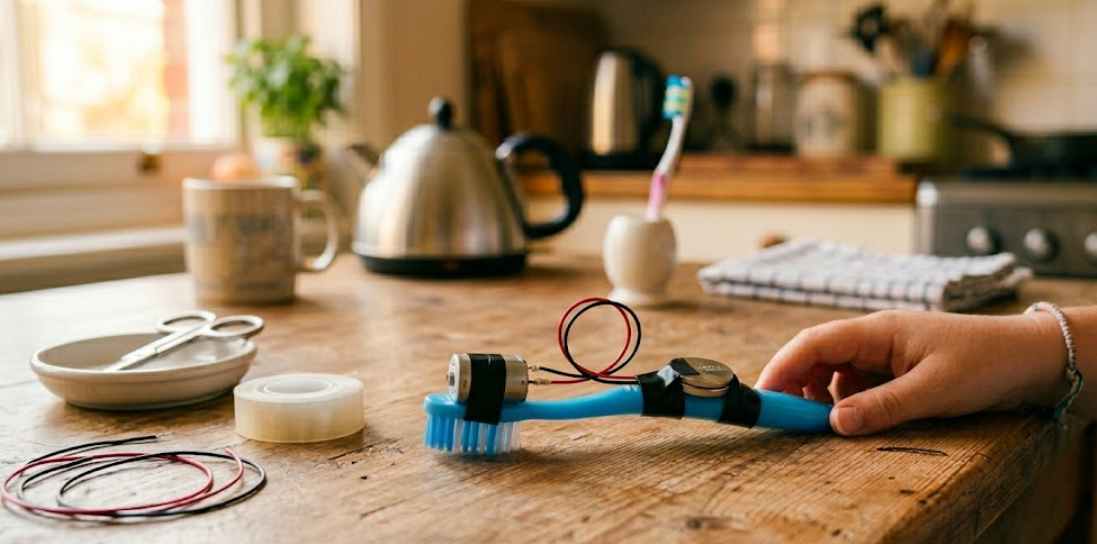 The £5 Robot You Can Build at the Kitchen Table