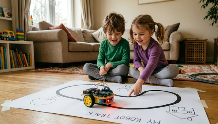 Line-Following Robot For 7-8 Year Olds