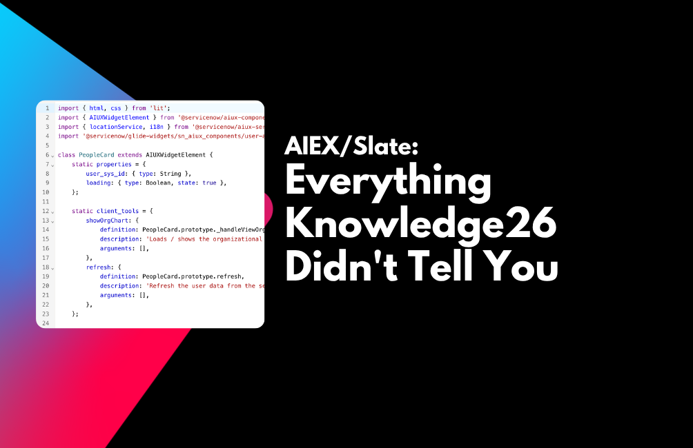 AIEX/Employee Slate: Everything Knowledge26 Didn't Tell You