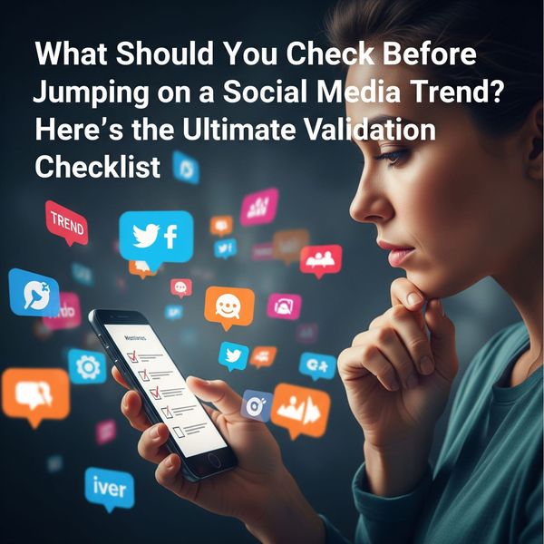 What Should You Check Before Jumping on a Social Media Trend? Here's the Ultimate Validation Checklist