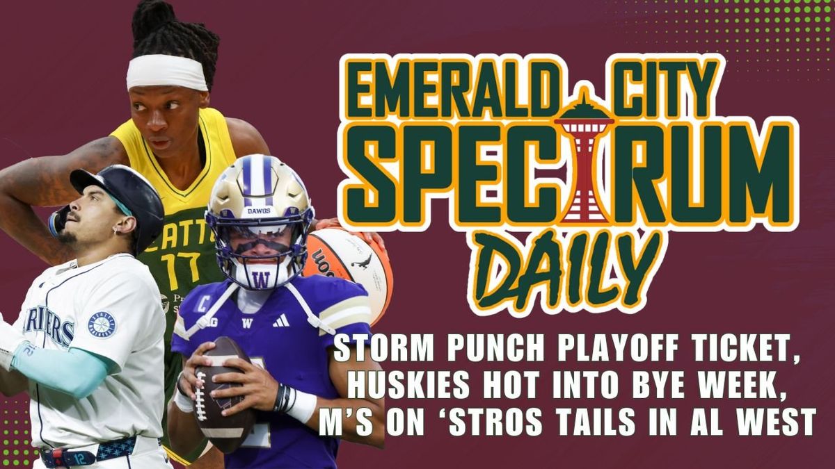 Podcast: Storm Punch Playoff Ticket, Mariners' Ride Hot Streak Back Into AL West Race