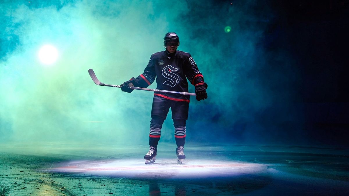 Into the Abyss: Kraken Unveil Black, Bioluminescent Third Jersey