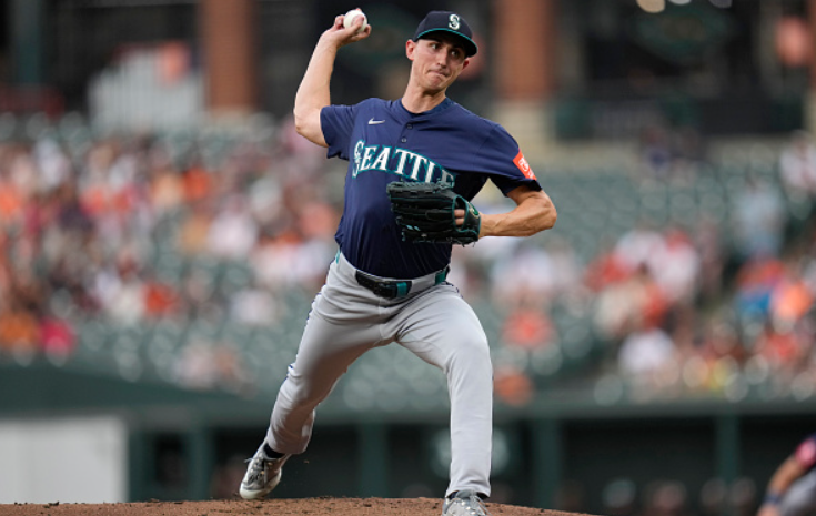 George Kirby, Mariners Scrape 1-0 Win in Baltimore to Jump Into First Place in AL West