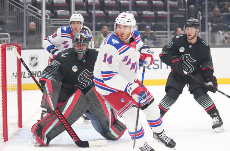 Kraken Struggle Offensively vs. Rangers, Fall 3-2 in Overtime