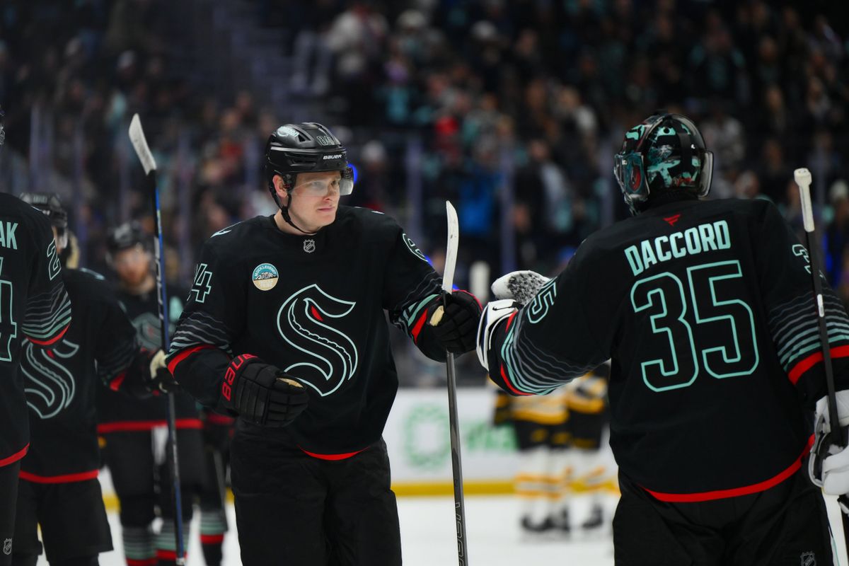 Kraken’s Second Period Burst Leads to 7-4 Win Against Bruins as Kartye Returns to Ice