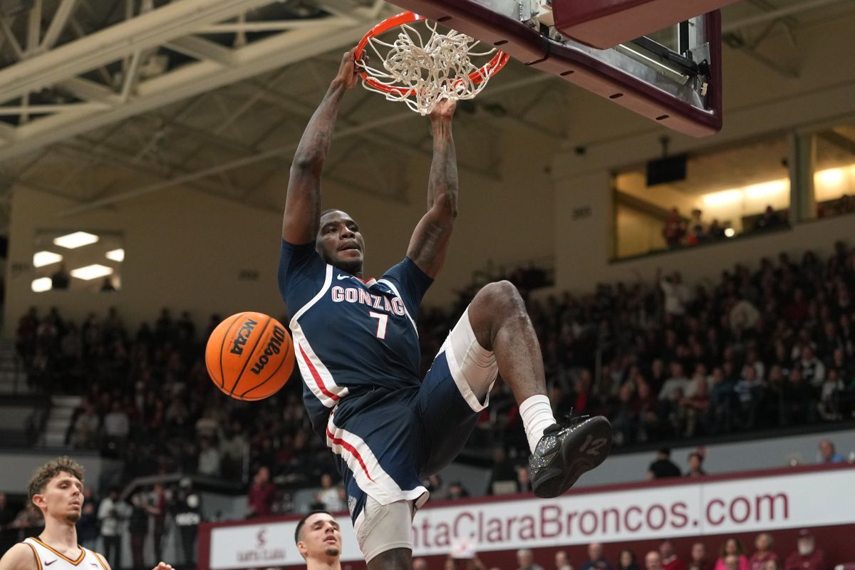 ‘Took a Village’: Gonzaga Beats Santa Clara 94-86 to Reclaim First Place in WCC