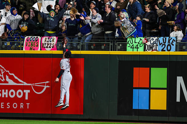 Mariners Turn Three Hits into Five Runs, Tie Opening Guardians Series
