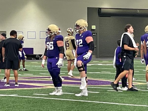 Camp Takeways: Huskies Offensive Line Continues to Shape Up