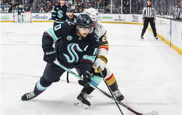 Kraken Survive Tight Game vs. Golden Knights, Score Late OT Winner