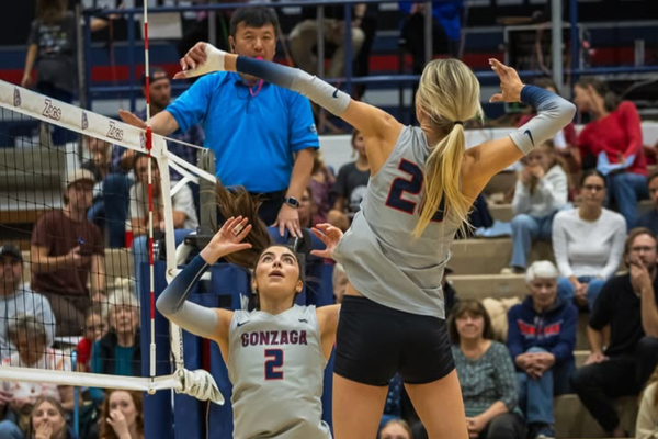 Gonzaga Volleyball Shows Inconsistencies, But Keeps Pace in WCC
