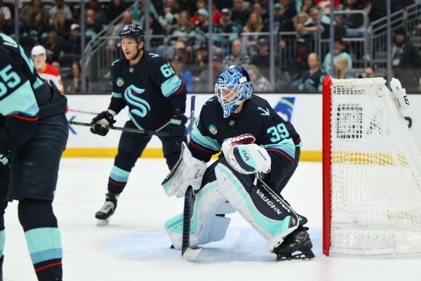Kraken Goalie Nikke Kokko ‘Comfortable’ in First NHL Start as Seattle Beats Flames Amid Elimination