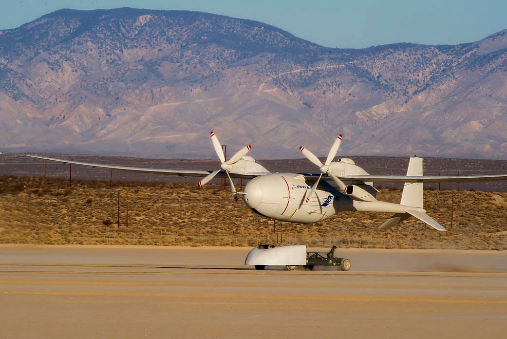 Phantom Eye- Second Flight Edwards AFB. UAS unmanned flight