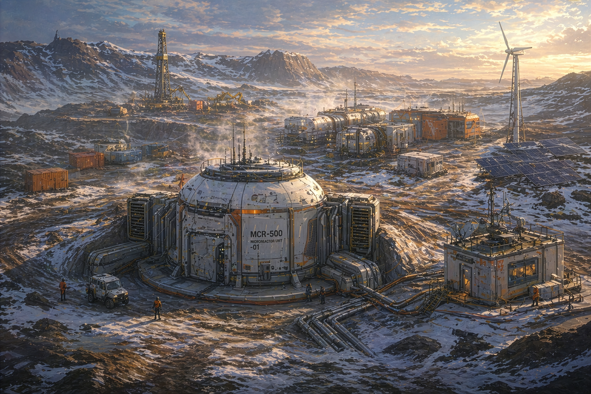 Concept Art for a Remote Reactor