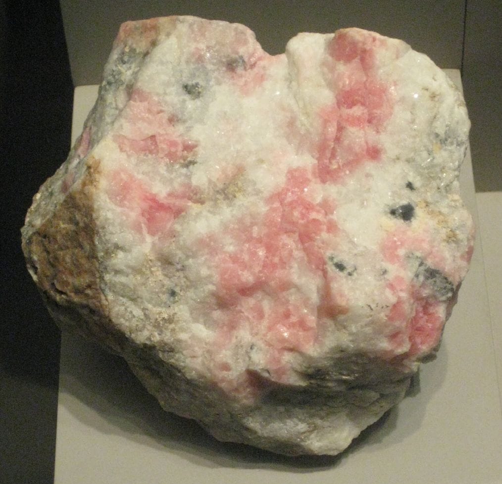 Tugtupite Rock Mineral Sample