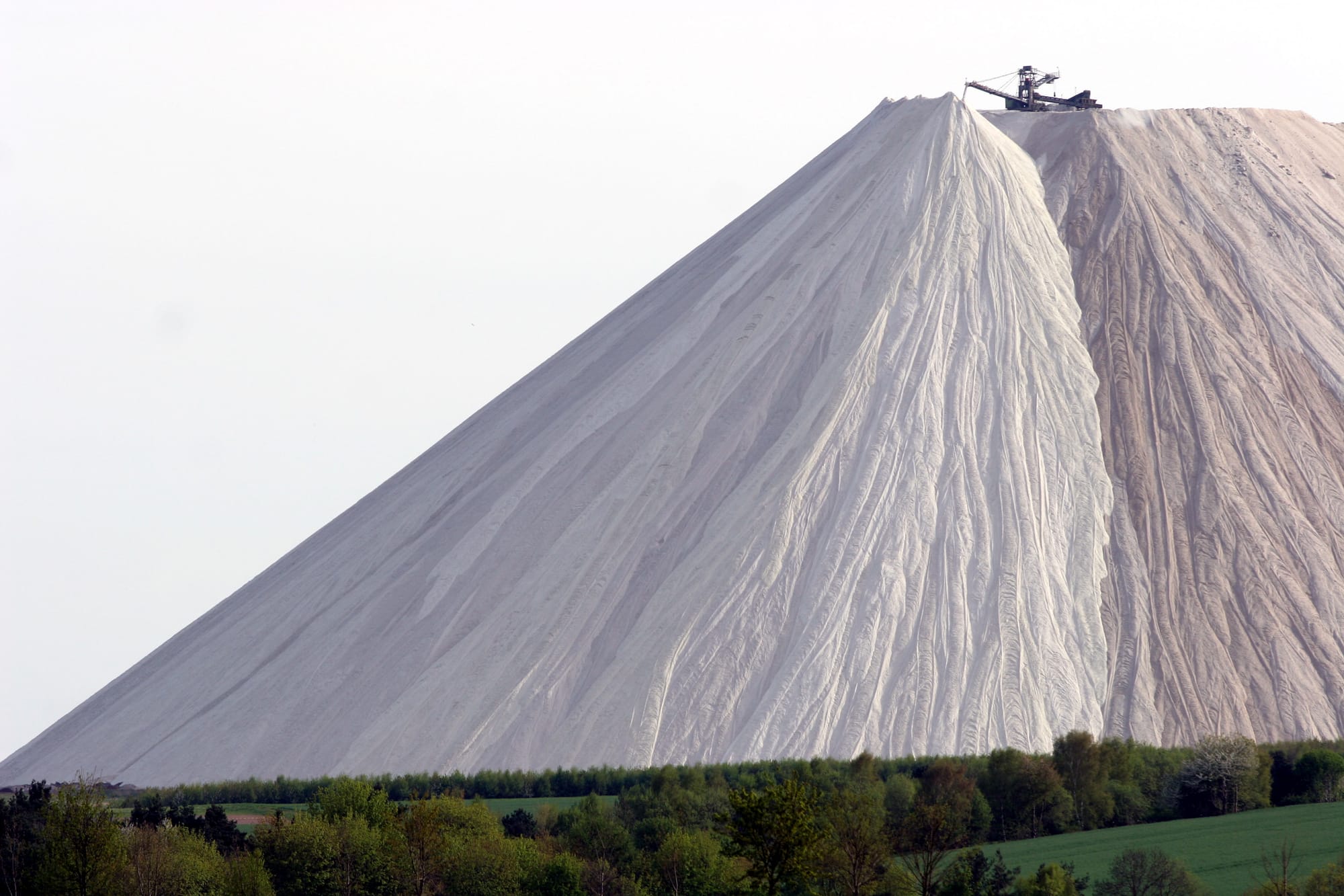 Monte Kali, a potash mining and&nbsp;beneficiation&nbsp;waste heap in&nbsp;Hesse, Germany