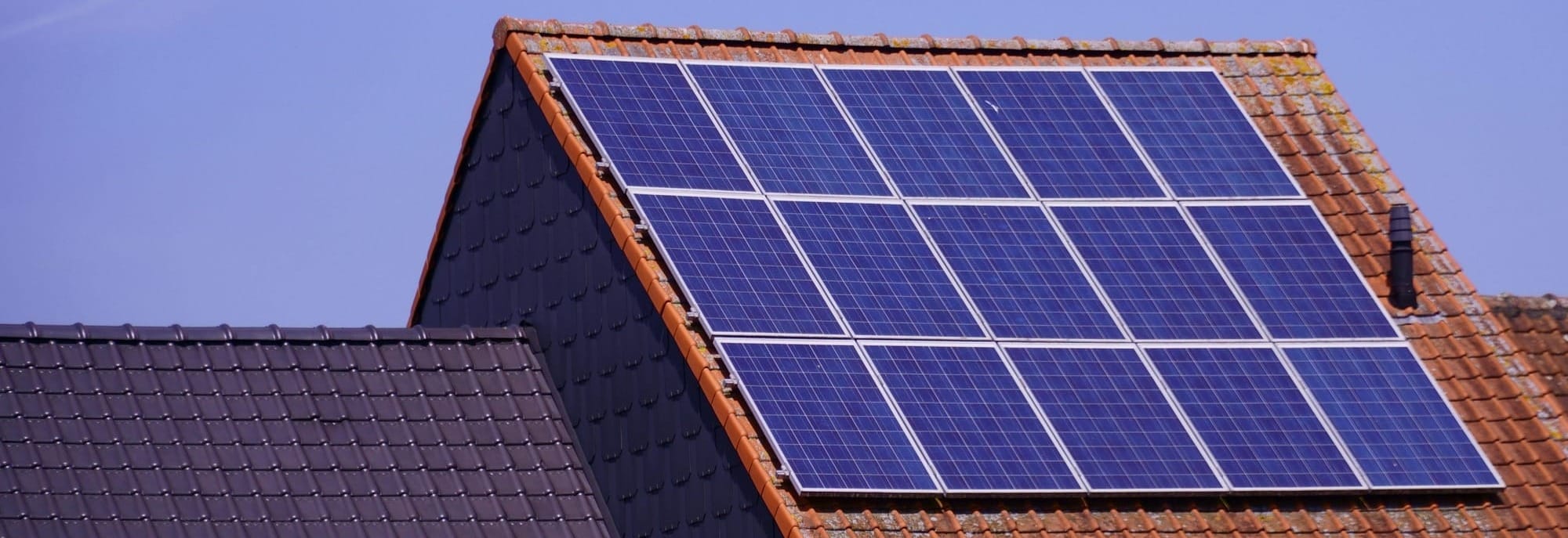 Solar Panels on House Roof