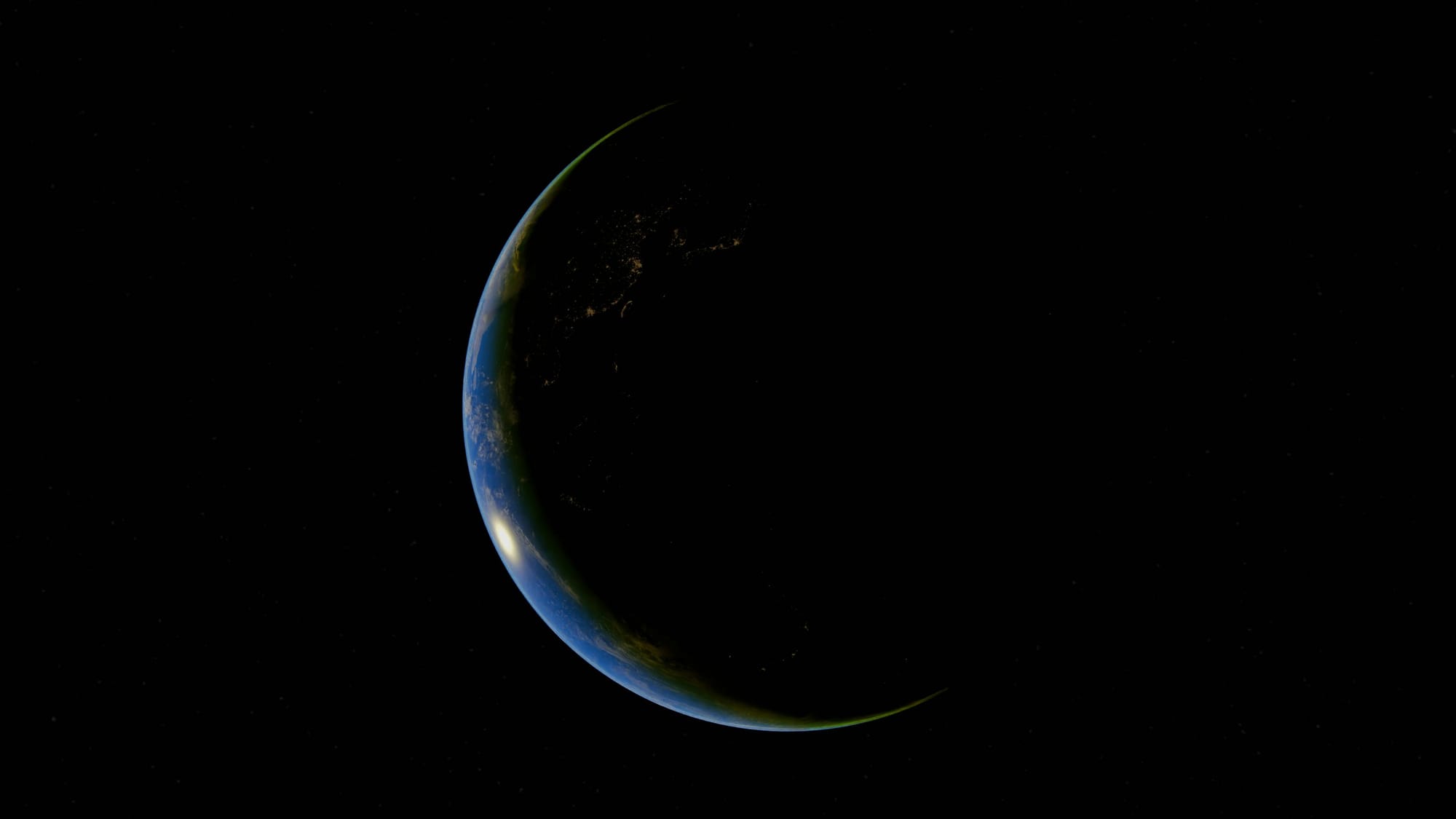 Earth from Orbit, Dark.