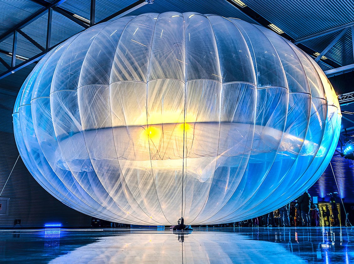 A Loon balloon&nbsp;by Google X
