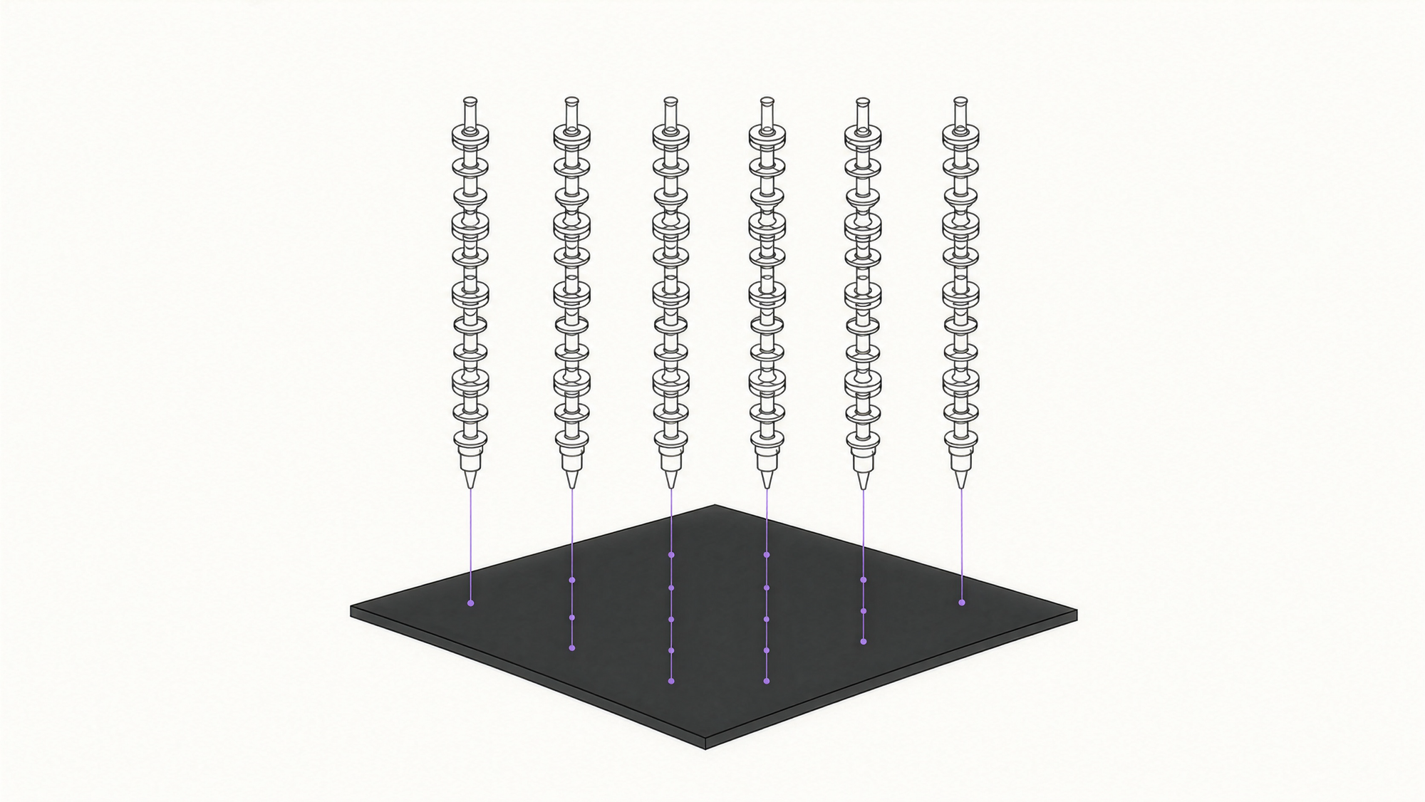 Simple Diagram of Multi-Column Single Beam