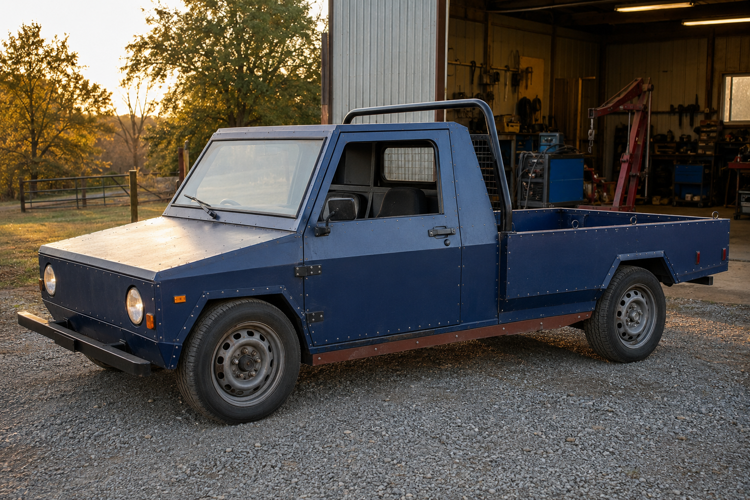 Free Open-Source Car as a Light Utility Vehicle Variant