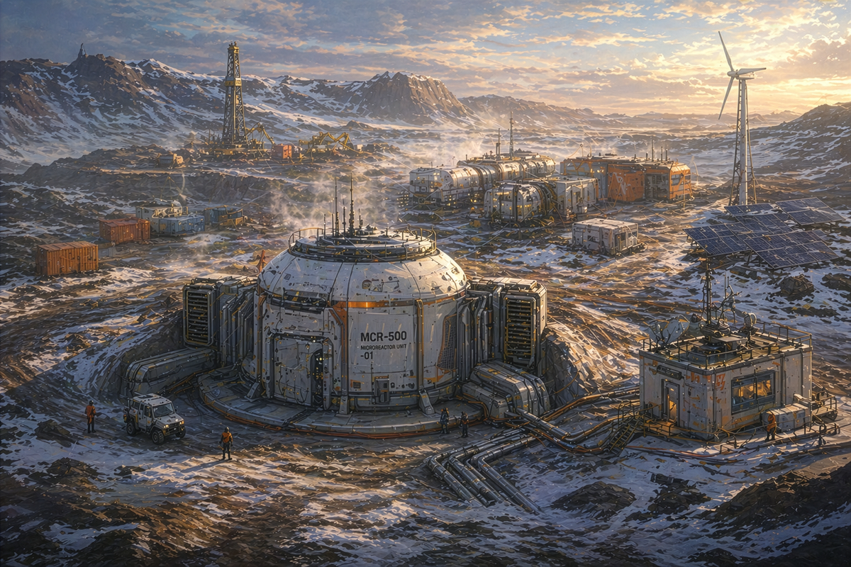 Remote Mining Outpost Micro Reactor