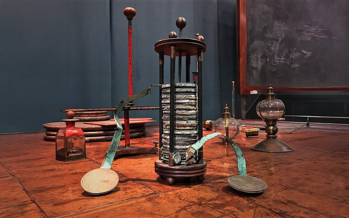 Voltaic pile, University History Museum of the University of Pavia