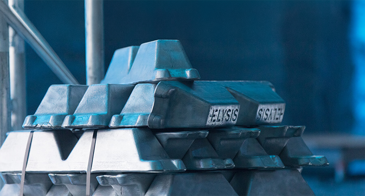 ELYSIS Aluminum Ingots - Photo by Alcoa