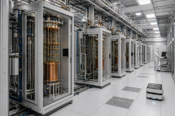 Concept art for Cryogenic Quantum Computing Facility