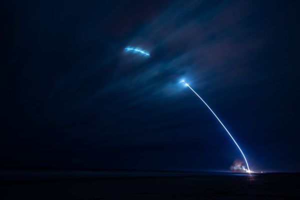 New Glenn launches from Launch Complex 36