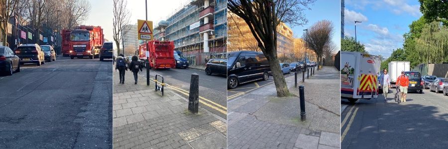 Parents and children fear road danger outside their schools