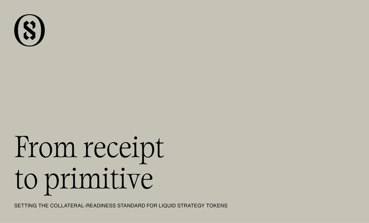 Setting the collateral-readiness standard for liquid strategy tokens