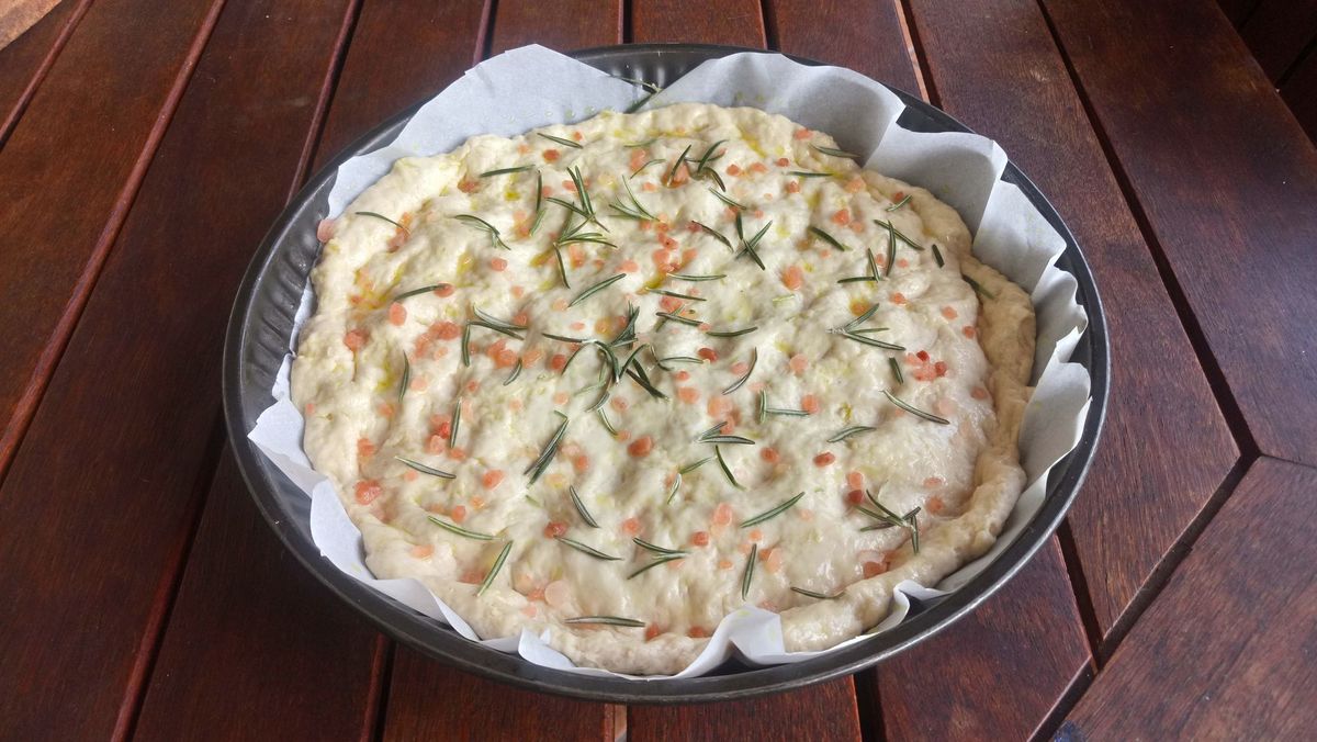 Italijanska fokača z rožmarinom