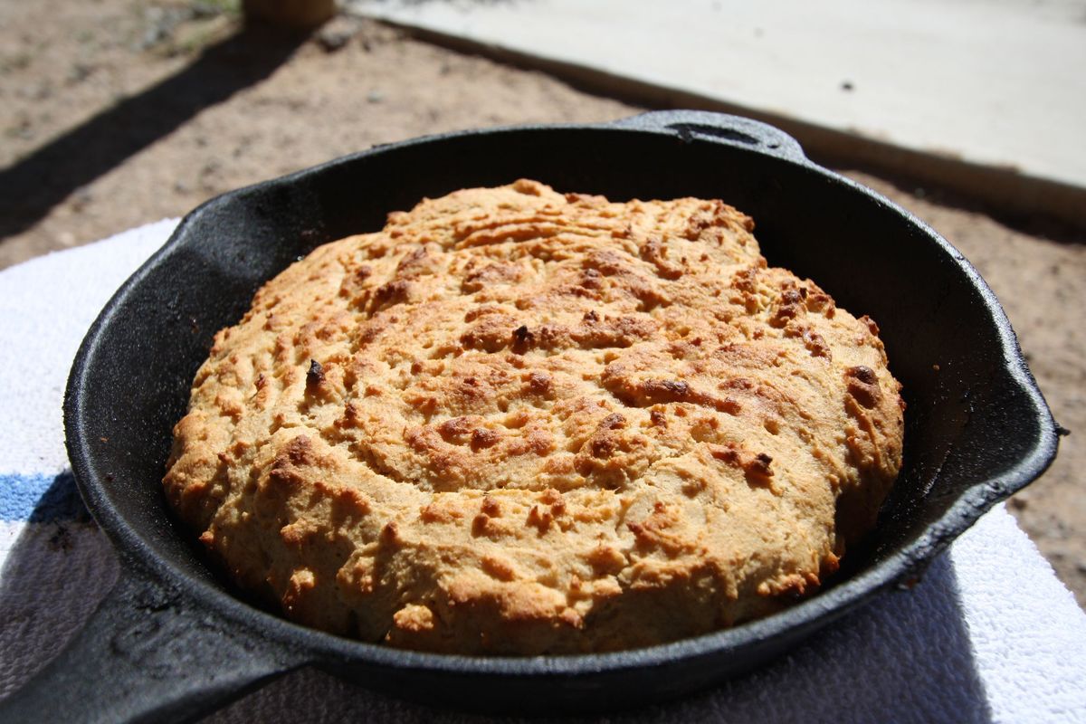 Koruzni kruh brez kvasa