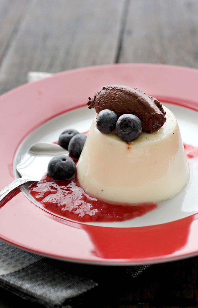 Domača Panna Cotta
