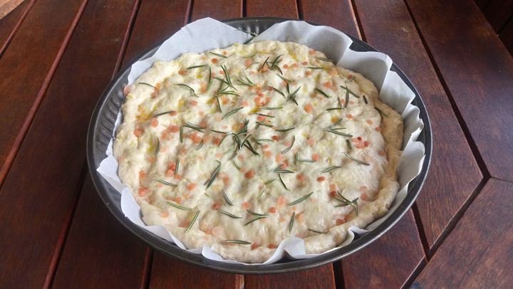 Italijanska fokača z rožmarinom