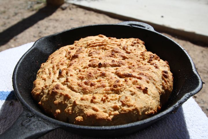 Koruzni kruh brez kvasa