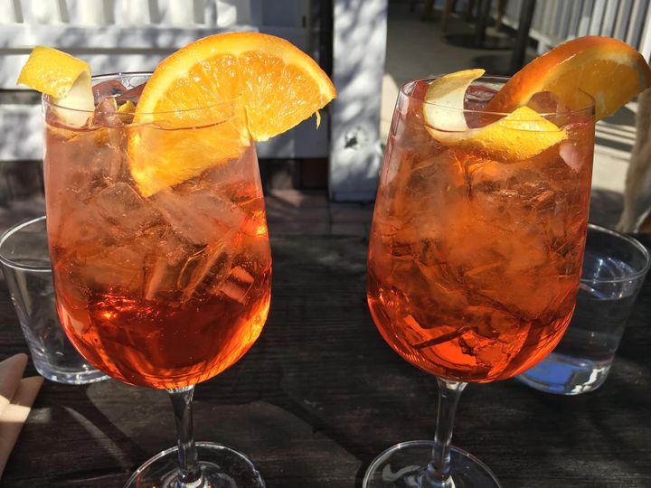 Aperol spritz koktajl