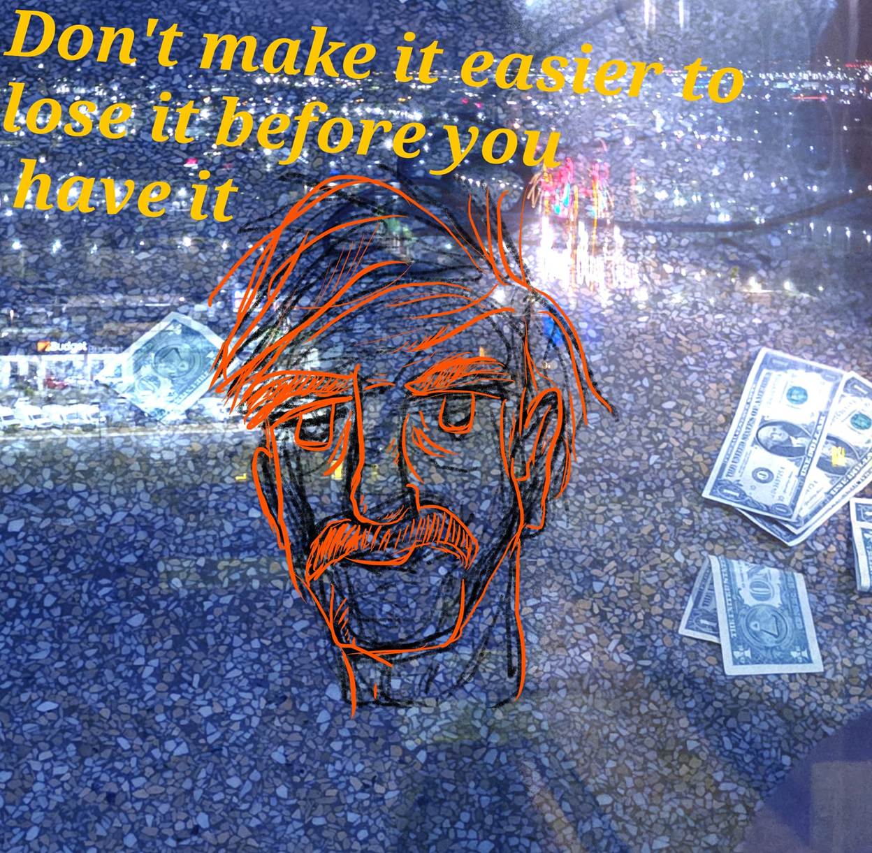 A drawing of a person on the ground next to money

AI-generated content may be incorrect.