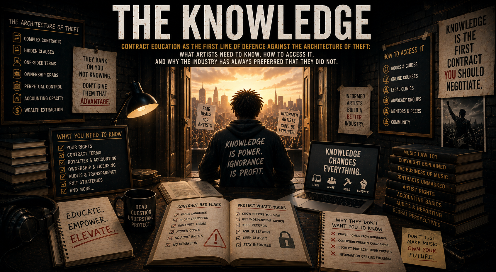 DOCUMENT 01 OF 11  //  CONTRACT EDUCATION: THE KNOWLEDGE ARTISTS WERE DELIBERATELY DENIED