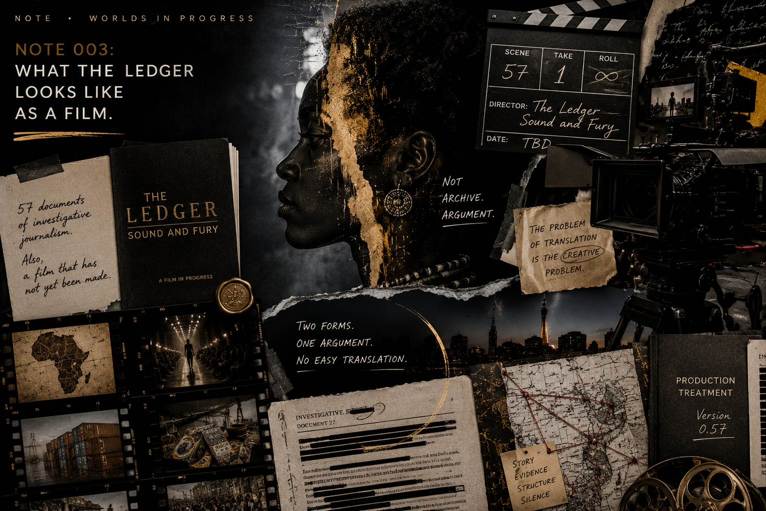 NOTE 003 ·  Worlds in Progress // What The Ledger Looks Like as a Film