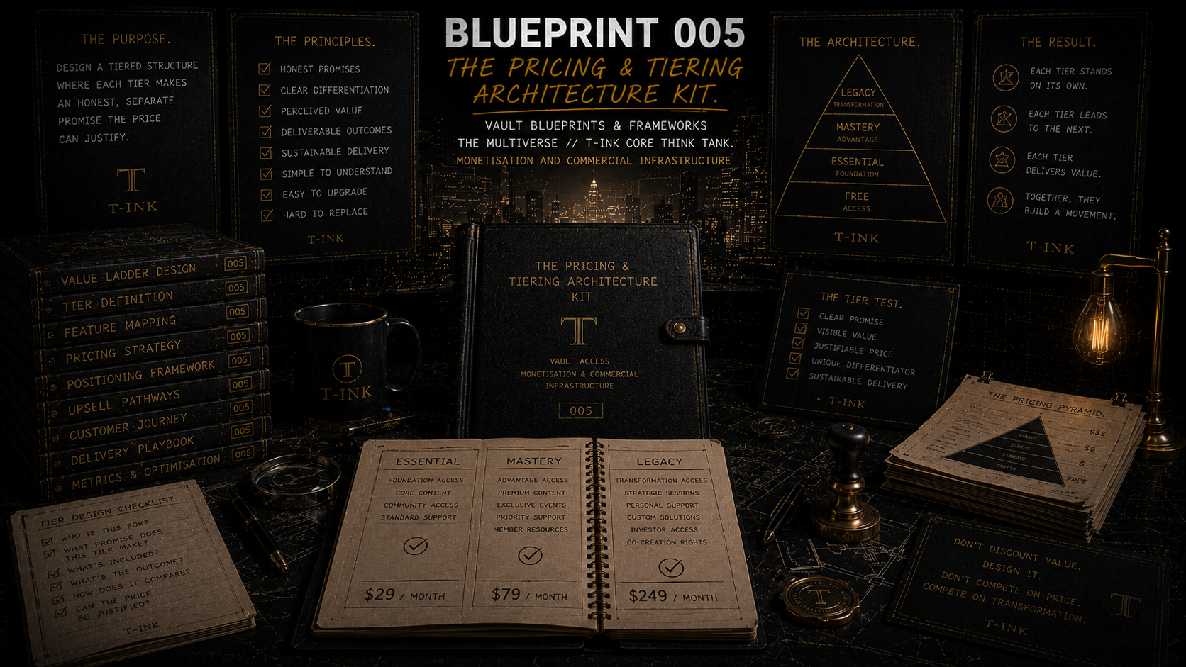 BLUEPRINT 005 // The Pricing & Tiering Architecture Kit