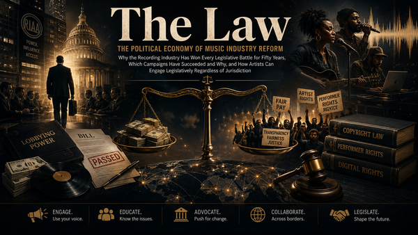 DOCUMENT 05 OF 11  //  LEGISLATIVE REFORM, THE CONGRESSIONAL CASE, AND WHAT ARTISTS CAN DO NOW