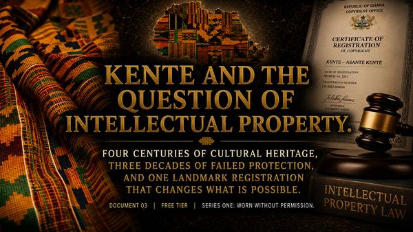 KENTE AND THE QUESTION OF INTELLECTUAL PROPERTY