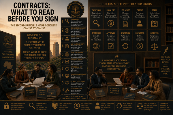 DOCUMENT 03 // Contracts: What to Read Before You Sign
