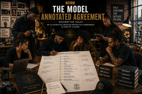 DOC 3 // The Model Annotated Agreement